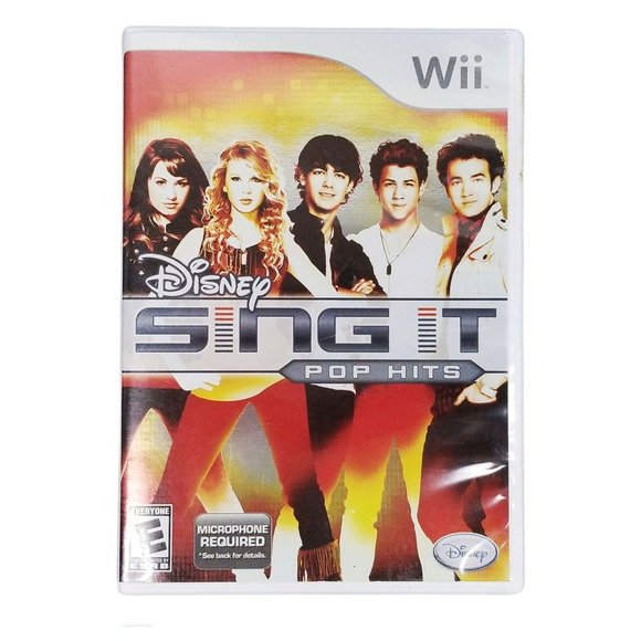 NIntendo Wii Disney Sing It Pop Hits Complete - Picture 1 of 9